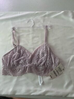 State of Day Lace Bralette in Dusty Lavender - Small